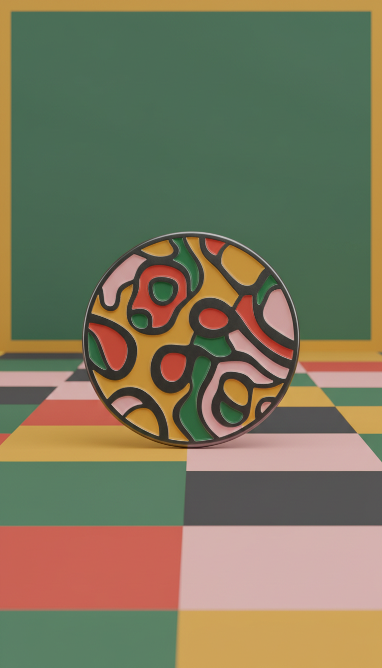 Iconic Festival Mask Magnet